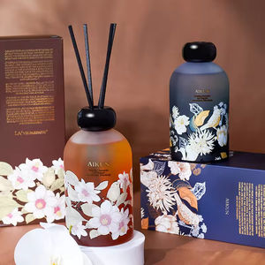 Difusor de Aromas Aikun de 350 ml, Frasco de Vidrio con Diseño Creativo, Aceite Esencial para Aromaterapia, Ambientador de Larga Duración para Hogar y Oficina - Product Image 1