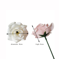 Nouvelle Tête de Fleur de Camélia Artificielle Écologique pour Bouquet de Noël, Boîte Cadeau, Décoration Maison, Fête de Mariage