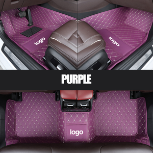 Tapis de sol de voiture en caoutchouc 3D antidérapant, 5 mm d'épaisseur, double couche, design sportif, pour Tesla Model 3, style professionnel, accessoires de voiture - Product Image 4