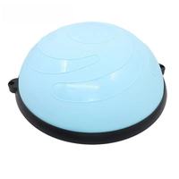 Ballon d'équilibre de yoga portable de 58 cm pour l'entraînement du tronc, équipement de gym personnalisé, demi-ballon de yoga pour le renforcement musculaire, logo personnalisé