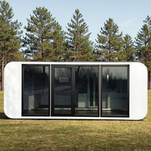 Pod de Glamping Éco-Touristique Moderne et Bureau/<span class=keywords><strong>Studio</strong></span> Préfabriqué pour Jardin, Maison Mobile Type Cabine Apple - Product Image 1