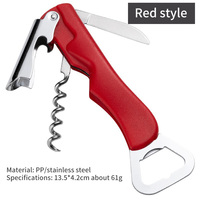 Ouvre-bouteille multifonction 3-en-1 pour vin rouge et bière, outil de cuisine pratique pour la maison et le bar, ouvre-boîte à bière portable