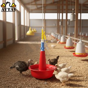 New Turkey Drinker Drinking System Plastic Animal Drinkers Chicken Rabbit Farming Pump Included AYTAV 1 Year Warranty 30x54cm - Product Image 3
