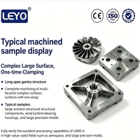 Centre d'usinage CNC à portique 5 axes LEYO U400, fraiseuse HSKA63, 20000 tr/min, 24 ATC, robuste, Fanuc, pour l'automobile et le métal