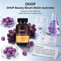 Gummies de biotine en gros : Complément nutritionnel beauté, formule cheveux, peau, ongles, directement de l'usine pour les importateurs