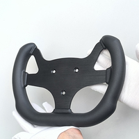 Volante de Carreras Simulador Estilo F1 de Gran Valor y Precio, 270mm, Agarre de PU, Aluminio Cepillado, 3 Orificios, Ajuste Universal para Simulador de Juegos de PC
