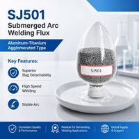 Fluks Pengelasan Busur Terendam Kecepatan Tinggi SJ501, Fluks SAW Aluminium-Titanium Aglomerasi untuk Tabung LPG & Struktur Baja
