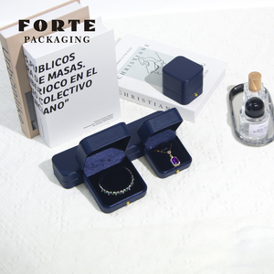 FORTE Packaging PU Luxury <b>Gift</b> Box Jewelry Packaging Bracelet Necklace <b>Earring</b> Ring <b>Boxes</b> Leather Jewelry Box - Product Image 1