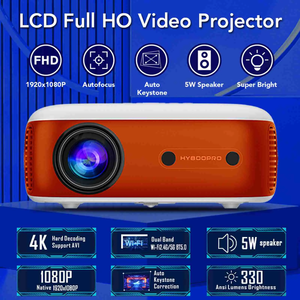 Hy800 Pro Nhà Văn Phòng Giảng Dạy Điện Ảnh Máy Chiếu Wifi 6 1080P HD Trần Chiếu Xách Tay Android TV Máy Chiếu - Product Image 2