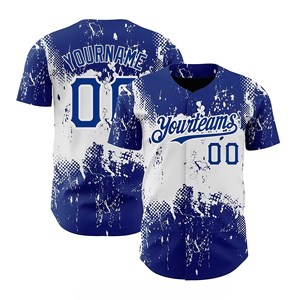 Maglia Sportiva da Baseball Traspirante di Alta Qualità, Versione City, in Rete di Poliestere Stampata <span class=keywords><strong>con</strong></span> Logo, <span class=keywords><strong>Nome</strong></span> e Numero Cuciti, Stile Hip Hop Giovanile - Product Image 4