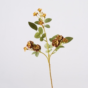 Flor artificial de Rosa pequeña de <span class=keywords><strong>Feria</strong></span> de alta calidad Decoración de paisajismo de boda de alta calidad Flor de Rosa mensual artificial - Product Image 6