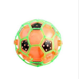 Decoración de fiesta activada por sonido de fútbol de baile LED unisex logotipo personalizable juguetes educativos de plástico para edades 5-7 - Product Image 1