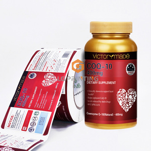 Etiquetas Adhesivas de Vinilo Personalizadas para Productos Médicos, Etiquetas de Papel para Botellas con Impresión UV, Productos para el Cuidado de la Salud - Product Image 4