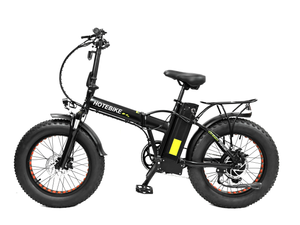 Bicicleta de Montaña <span class=keywords><strong>plegable</strong></span>, bici eléctrica de 1000W y 48V, neumático ancho híbrido, <span class=keywords><strong>plegable</strong></span>, retro - Product Image 4