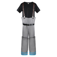 Costume de Cosplay Fire Force Shinra Kusakabe – Uniforme de Pompier Masculin Équipe 8 Anime XS S M L XL XXL XXXL pour Jeu de Rôle Anime