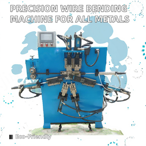 เครื่องขดสปริงตะขอเกี่ยวหูรูปตัวยูอัตโนมัติความแม่นยำสูงส่วนประกอบ PLC ลวดอลูมิเนียมทองแดง SS JS ยี่ห้อ380V - Product Image 3