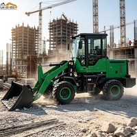Caricatore Elettrico da 1500kg con Batteria, Zero Emissioni, Alta Efficienza, Caricatore Frontale per Progetti di Costruzione