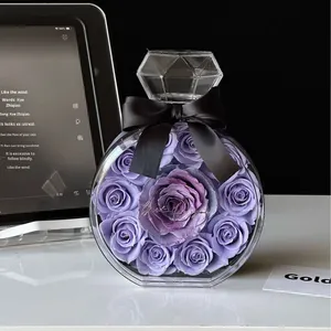 Botella de Perfume de flores preservadas, adorno hecho a mano, respetuoso con el medio ambiente, propuesta de San Valentín, regalo de larga duración, 3-5 años para - Product Image 4