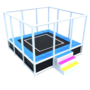 Mini trampoline d'intérieur avec protection intégrale, petit équipement de jeu rebondissant avec fosse en mousse pour enfants et famille - Product Image 4