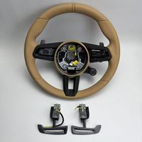 GZYLC pour Porsche Volant en Fibre de Carbone 911 996 Cayenne 958 718 Boxster 918 Cayman Macans Panamera Taycan GT3 RS 970