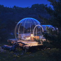 Tente Bulle Transparente Gonflable à Louer, Chambre d'Hôtel, Jardin, Camping, Open Air Lodge