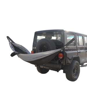 2024 Portable deux personnes en Nylon balançoire hamac Offre Spéciale acier tissu pour Camping en plein air voiture tout-terrain voyage attelage monté suspendu - Product Image 1