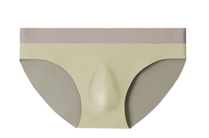 Caleçons Boxers Tricotés Sans Coutures en Soie Glacée Spandex/Nylon pour Hommes, Taille Basse, Anti-Bactériens, Fins pour l'Été, avec Cordon de Serrage Sportif - Product Image 3