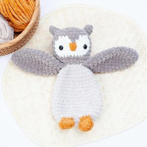 <span class=keywords><strong>Doudou</strong></span> animal en crochet, <span class=keywords><strong>hibou</strong></span> tricoté en peluche, pour le premier cadeau de bébé, 100% fait main, <span class=keywords><strong>doudou</strong></span> animaux en crochet pour bébé - Product Image 3