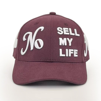 Sombrero deportivo personalizado de algodón 100%, sombrero Vintage bordado en 3D, gorra de papá, gorra de béisbol desgastada de 6 paneles de alta calidad