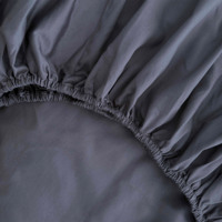 Ensemble de literie d'hôtel et de maison 4 pièces en coton 100% 300T personnalisé OEM, vente en gros directe d'usine, ensemble de draps de luxe personnalisable
