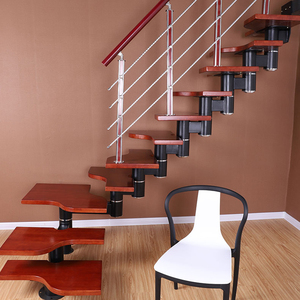 De diseño antiguo de madera flotante <span class=keywords><strong>escalera</strong></span> <span class=keywords><strong>interior</strong></span> <span class=keywords><strong>escalera</strong></span> <span class=keywords><strong>recta</strong></span>. - Product Image 5