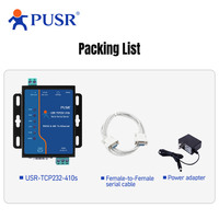 PUSR Modbus RTU a Modbus TCP, Gateway IOT, Conversor de Dispositivos Seriales RS232 RS485 a Ethernet, Servidor de Protocolo TCP IP, USR-TCP232-410S
