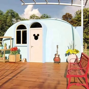 Bricolage modulaire en graphène EPS forme de bol Geo Igloo Dôme préfabriqué Maison le feu Niveau B1 pour cabine préfabriquée Petit bureau à domicile Hôtel - Product Image 4