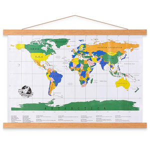 <span class=keywords><strong>Carte</strong></span> <span class=keywords><strong>du</strong></span> <span class=keywords><strong>monde</strong></span> <span class=keywords><strong>à</strong></span> gratter pour voyages, écologique, durable, avec bande de suspension en bois moderne, art mural <span class=keywords><strong>à</strong></span> gratter, suivi de voyages, cadeau, vente en gros - Product Image 1