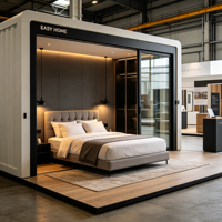 Cabine de sommeil insonorisée préfabriquée avec lit - Offre spéciale