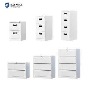 Armoire <span class=keywords><strong>d</strong></span>'archives verticale en acier à 3 tiroirs avec serrure, <span class=keywords><strong>d</strong></span>émontable et assemblable, pour vente en gros - Product Image 5