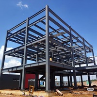 Almacén de estructura de acero industrial ligero prefabricado libre de diseño moderno para proyectos de construcción de edificios de metal de casa
