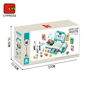Juego de 49 Piezas de <span class=keywords><strong>Caja</strong></span> <span class=keywords><strong>Registradora</strong></span> para Supermercado, <span class=keywords><strong>Juguete</strong></span> de Escaneo, Calculadora, Lector de Tarjetas, Micrófono, Juego de Imitación - Product Image 6
