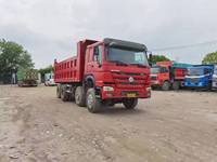 Truk Dump Howo Bekas 10 Roda 4-8 Ban Buatan China Peralatan Konstruksi Kapasitas Angkut 30 Ton Mesin Tahun 2018 Harga Bagus Dijual