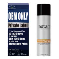 Aerosol de hierbas de alta calidad, tratamiento para la pérdida de cabello, gran oferta, queratina Natural, fibras reales negras, engrosamiento de construcción orgánico