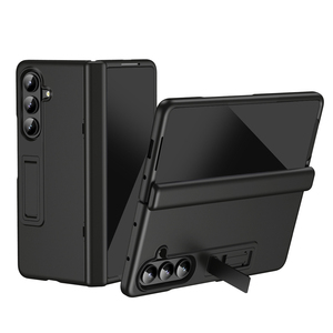 Funda OMEVE con soporte delgado para Samsung Galaxy Z <span class=keywords><strong>Fold</strong></span> 7 Fold7 Fold6 5 5G <span class=keywords><strong>Fold</strong></span> <span class=keywords><strong>4</strong></span> 3 <span class=keywords><strong>Protector</strong></span> de pantalla incorporado Funda protectora con bisagra - Product Image 1