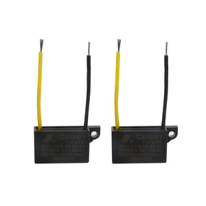 Condensateur de démarrage de moteur AC en film polypropylène <span class=keywords><strong>CBB61</strong></span> CQC/VDE/UL/CUL pour ventilateur d'extraction et système de ventilation 250VAC 400VAC <span class=keywords><strong>450VAC</strong></span> - Product Image 2