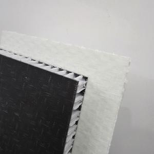 แผ่นใยแก้วประสิทธิภาพสูงแบบรังผึ้ง PP แผ่นคอมโพสิตใยแก้วทนทานต่อสภาพอากาศ แผ่นแซนวิชสำหรับดาดฟ้าเรือทางทะเล - Product Image 2