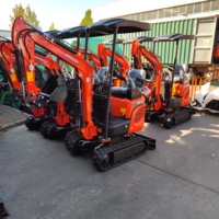 Ekskavator mini badak XN12-9 Kubota Power penggali kecil CE/EPA/EURO 5 ekskavator mini kompak 1/2 ton harga