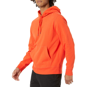 Sweats à capuche surdimensionnés en coton de haute qualité Sweats à capuche épais en molleton pour hommes à épaules tombantes unis et personnalisés à vendre en ligne - Product Image 1