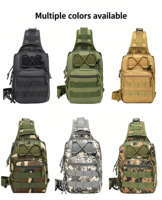 Sac à dos de randonnée et de travail polyvalent en stock, avec logo personnalisé, pour la chasse, style chic, sac à bandoulière tactique