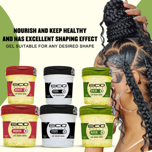 Gel para el cabello de uso profesional en salón Gel para peinar Aroma fresco de larga duración con hidratación fuerte - Product Image 6