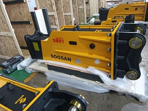 Disjoncteur hydraulique de type boîte de haute qualité SB 81 pour excavatrices lourdes de 18 à 26 tonnes démolissant des roches dures avec de bons composants de burin - Product Image 6