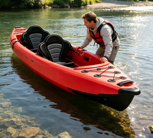 Kayak Inflable para Pesca, Kayak Doble con Tecnología Drop Stitch, Kayak Inflable para 2 Personas, Bote para Deportes Acuáticos al Aire Libre - Product Image 1