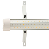 Lámpara LED de Cultivo de Espectro Completo, Regulable, de Aluminio, 120W, para Uso Bajo el Domo, con Clasificación IP66, para Cultivo Hidropónico y Floración de Plantas